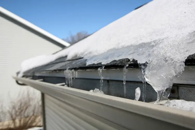 frozen gutter